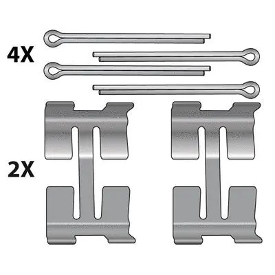 Accessory Kit, disc brake pad (12079594)