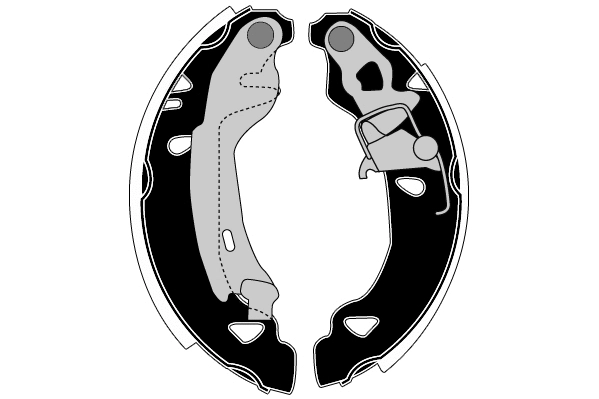 Brake Shoe Set (RA27080)