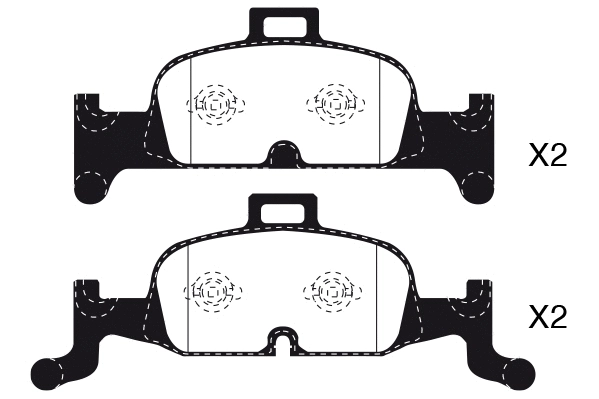 Brake Pad Set, disc brake (RA.1336.0)