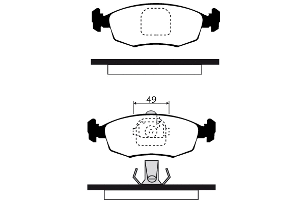 Brake Pad Set, disc brake (RA.0318.4)