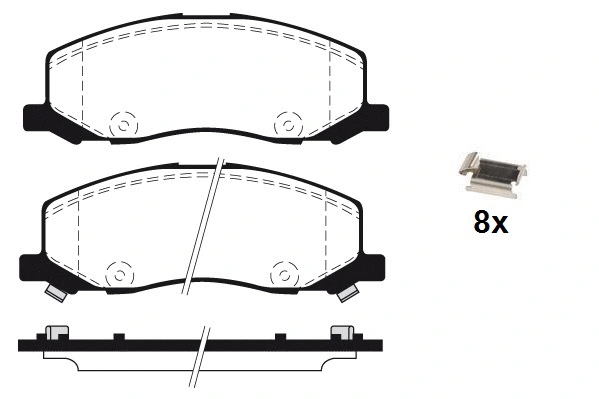 Brake Pad Set, disc brake (RA.0963.0K1)