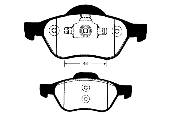 Brake Pad Set, disc brake (RA.0823.0)