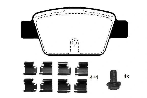 Brake Pad Set, disc brake (RA.0768.0K1)
