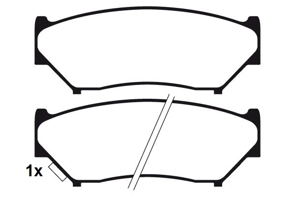 Brake Pad Set, disc brake (RA.1205.0)