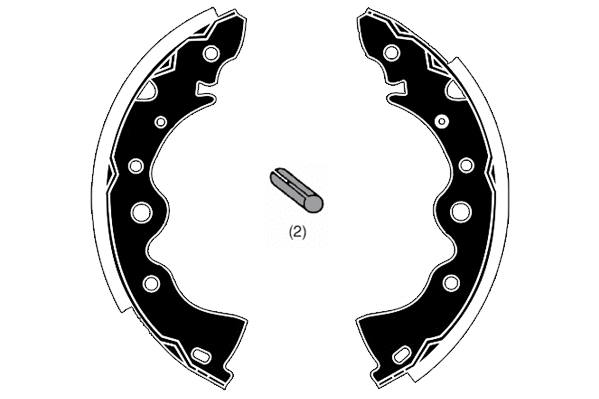 Brake Shoe Set (RA24870)