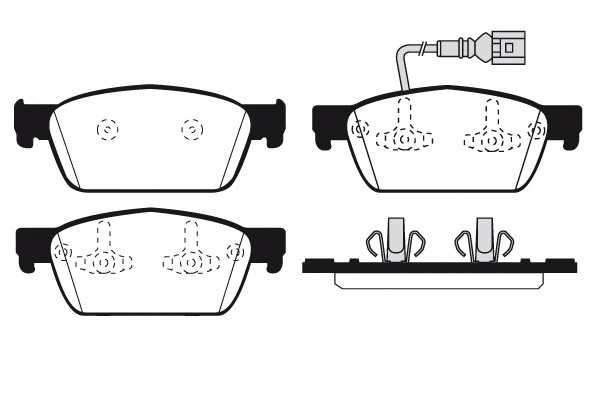 Brake Pad Set, disc brake (RA.1064.0)
