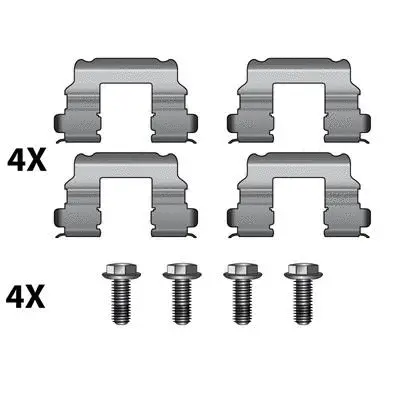 Accessory Kit, disc brake pad (12079443)