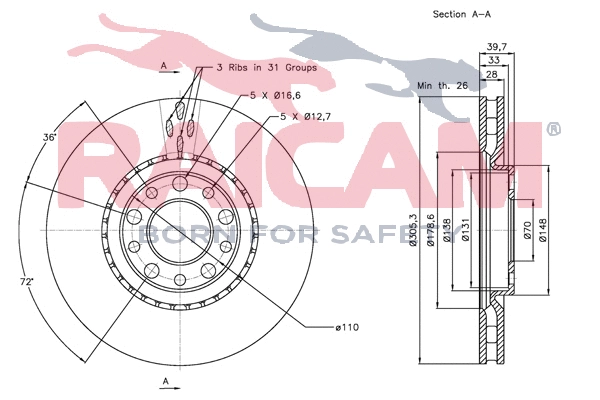 Brake Disc (RD00016)