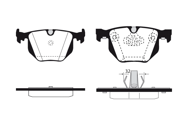 Brake Pad Set, disc brake (RA.0554.2)