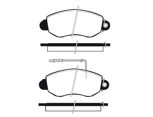 Brake Pad Set, disc brake (RA.0757.1)