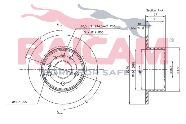 Brake Disc (RD00588)