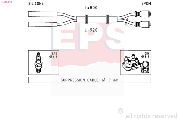 Ignition Cable Kit (1.500.432)