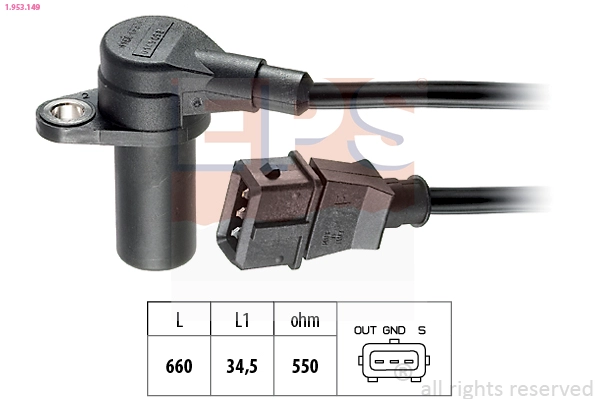 Sensor, crankshaft pulse (1.953.149)