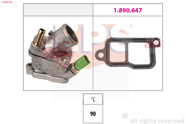 Thermostat, coolant (1.880.732)