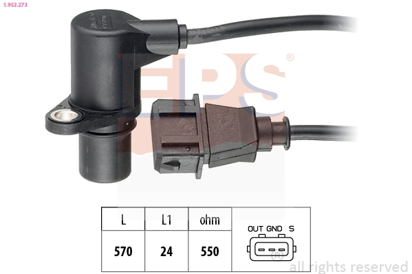 Sensor, crankshaft pulse (1.953.273)