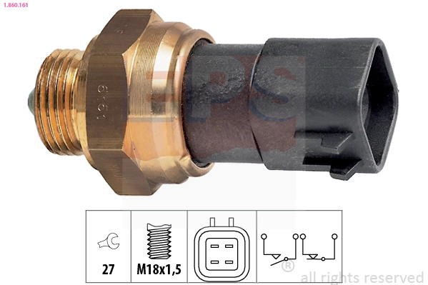 Switch, reverse light (1.860.161)