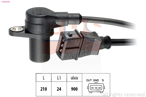 Sensor, crankshaft pulse (1.953.593)