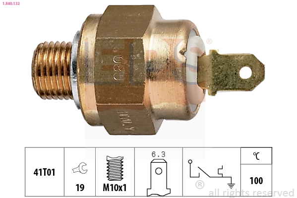 Temperature Switch, coolant warning lamp (1.840.132)