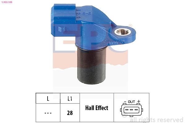 Sensor, RPM (1.953.105)
