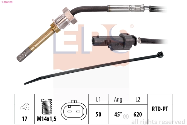 Sensor, exhaust gas temperature (1.220.363)