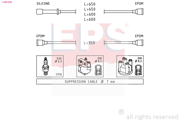 Ignition Cable Kit (1.499.020)