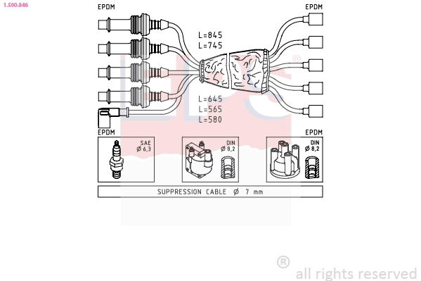 Ignition Cable Kit (1.500.846)