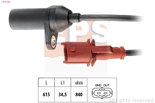 Sensor, crankshaft pulse (1.953.206)
