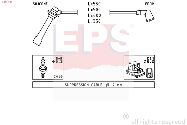 Ignition Cable Kit (1.501.231)