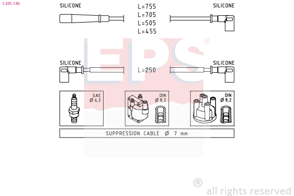 Ignition Cable Kit (1.501.140)