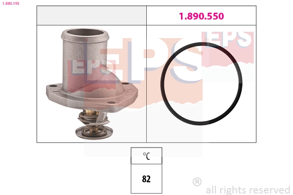 Thermostat, coolant (1.880.195)