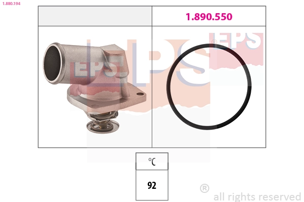 Thermostat, coolant (1.880.194)