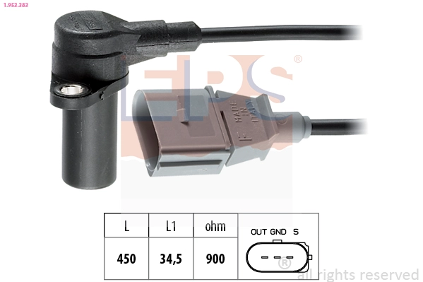 Sensor, crankshaft pulse (1.953.383)