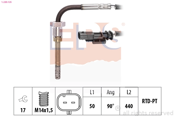 Sensor, exhaust gas temperature (1.220.125)