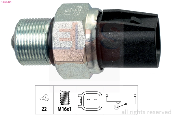 Switch, reverse light (1.860.321)