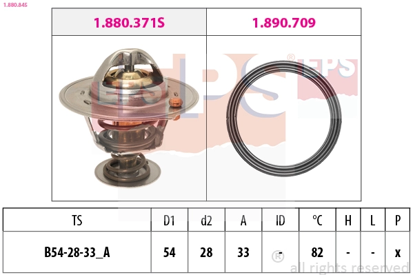 Thermostat, coolant (1.880.845)