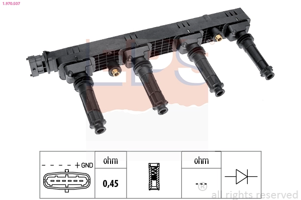 Ignition Coil (1.970.507)