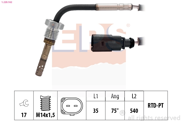 Sensor, exhaust gas temperature (1.220.162)