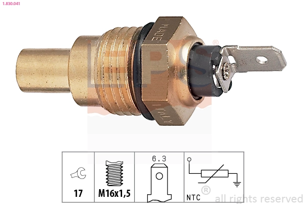 Sensor, coolant temperature (1.830.041)