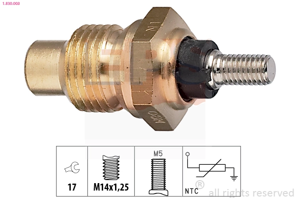 Sensor, coolant temperature (1.830.003)