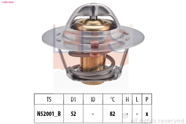 Thermostat, coolant (1.880.364S)