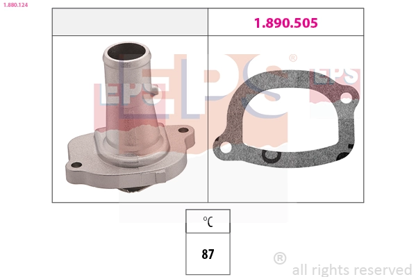 Thermostat, coolant (1.880.124)