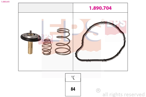 Thermostat, coolant (1.880.841)