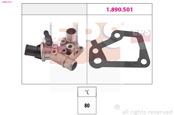 Thermostat, coolant (1.880.152)