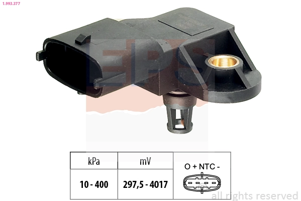 Air Pressure Sensor, altitude adaption (1.993.377)