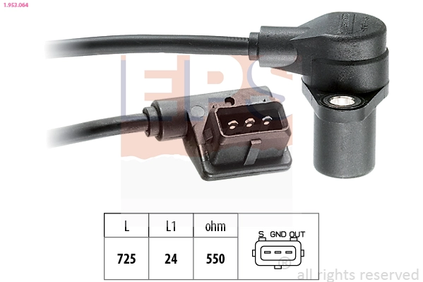 Sensor, crankshaft pulse (1.953.064)