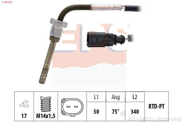 Sensor, exhaust gas temperature (1.220.283)