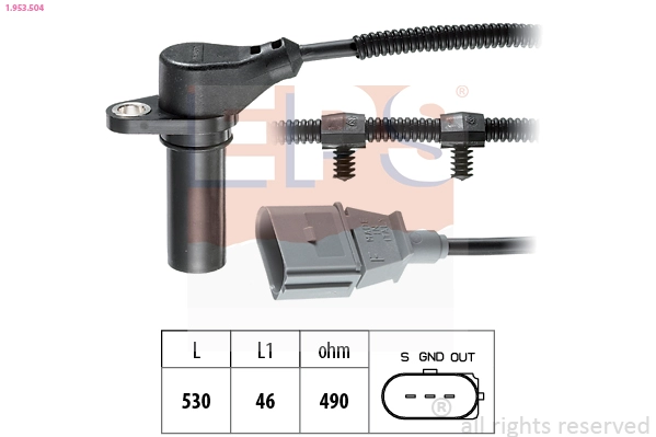 Sensor, crankshaft pulse (1.953.504)