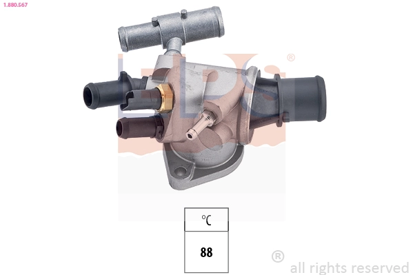 Thermostat, coolant (1.880.567)