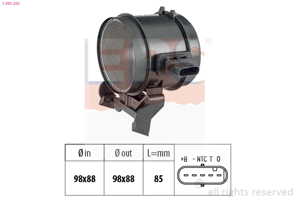 Mass Air Flow Sensor (1.991.355)