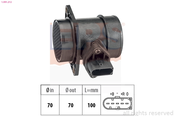 Mass Air Flow Sensor (1.991.212)